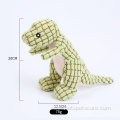 Popular dinosaur style plush dog pet squeaky toy